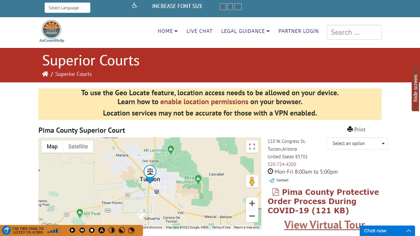 Pima County Superior Court - AzCourtHelp